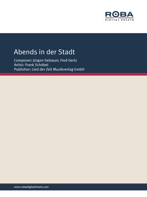 cover image of Abends in der Stadt
